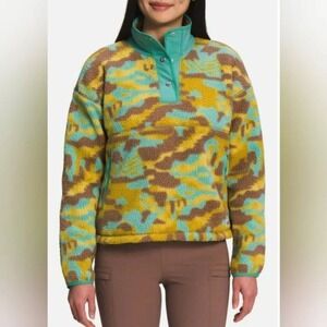 The North Face‎ Women's Cragmont 1/4 Snap Fleece Camo Pullover NWT XL